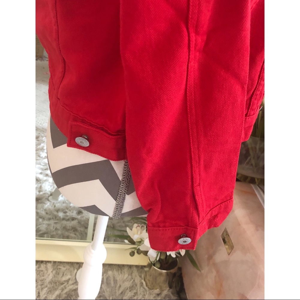 NWT ‘Candy Apple’ Denim Jacket - Picture 7 of 8